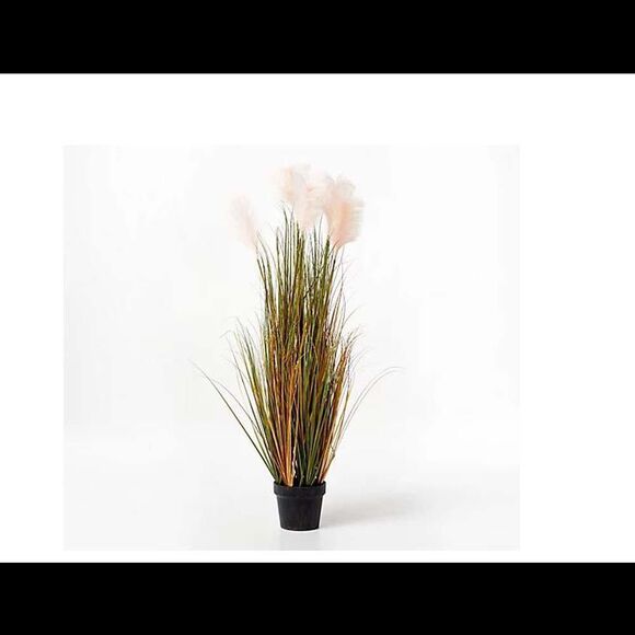 Barbara King Indoor/Outdoor 48" Artificial Decorative Pampas Grass - Picture 1 of 1
